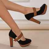 Bottines élégantes avec talon confortable