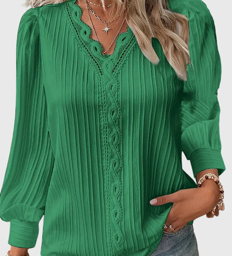 Andrea™ | Blouse Pullover Élégante