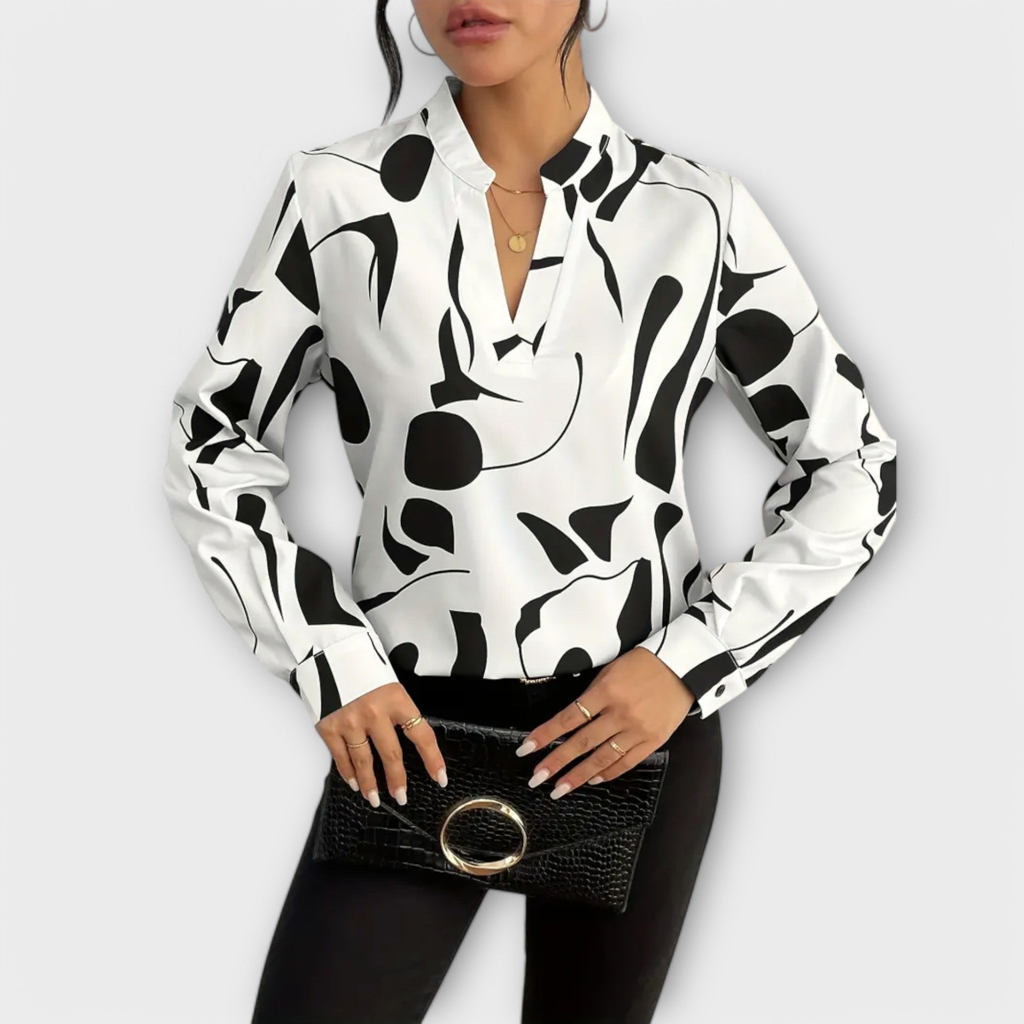 Lara™ Blouse Élégante Avec Design