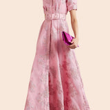 Aria | Robe à Manches Bouffantes Courtes