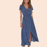 Judy | Robe Florale Élégante à Col en V