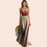 Evelyn | Robe Longue en Tissu Premium